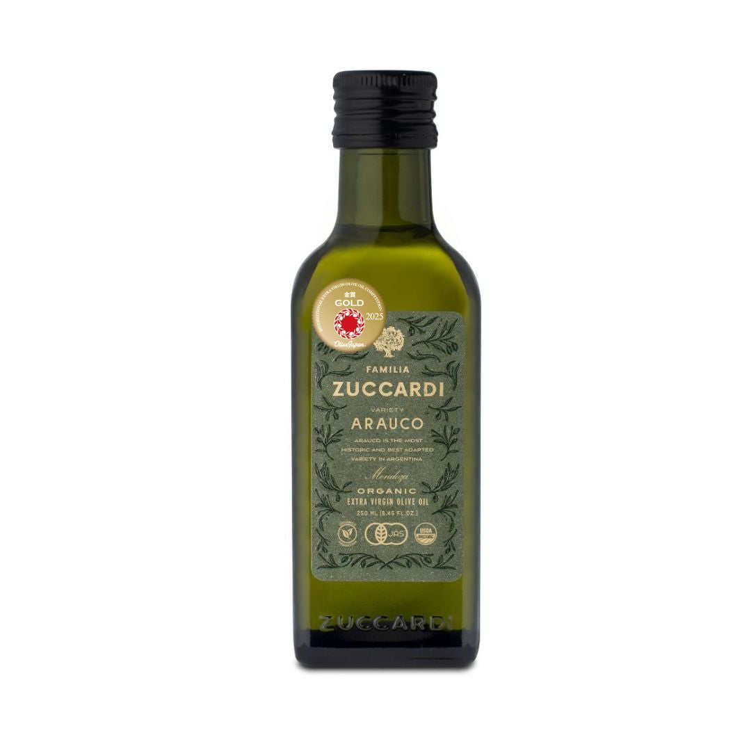 2025 空輸 有機アラウコ種 Zucccardi Organic ARAUCO oliveoil 250ml